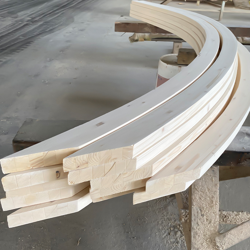 স্প্রুস বাঁকা Glulam