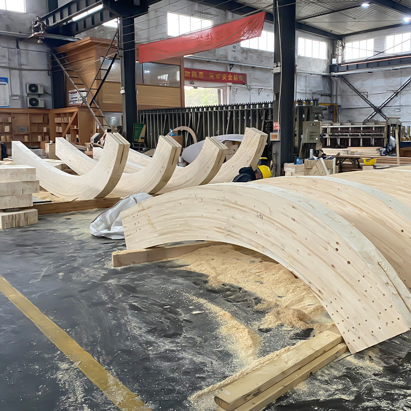 পাইন বাঁকা Glulam