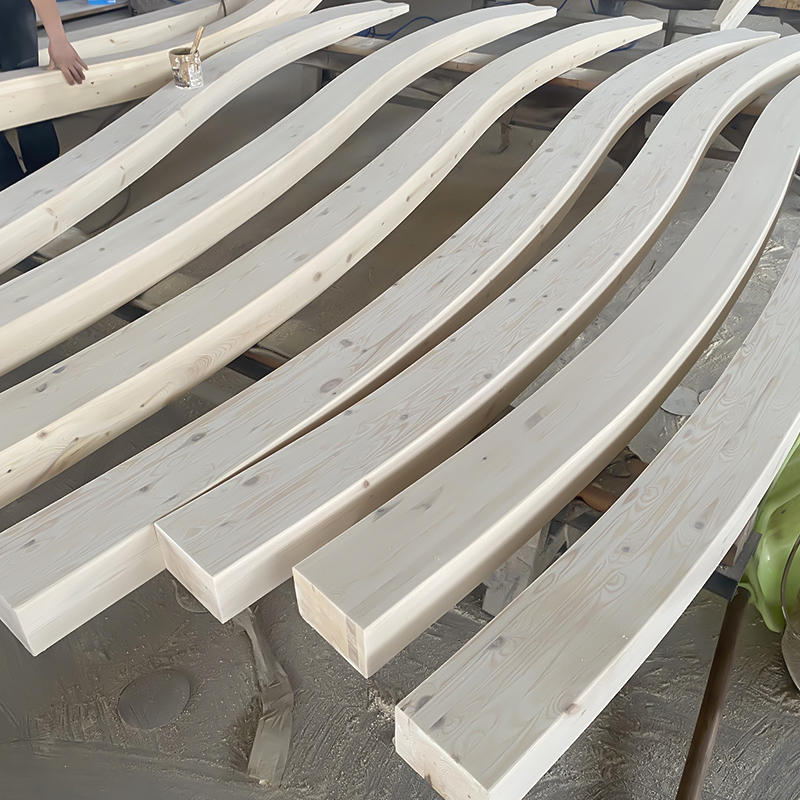 স্প্রুস বাঁকা Glulam