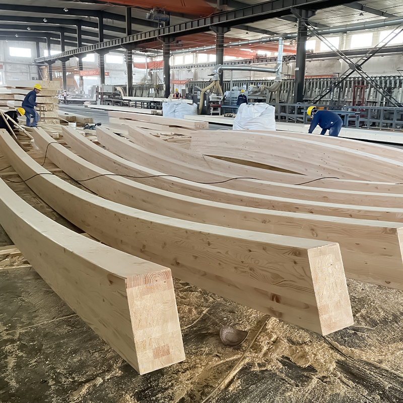 ডগলাস ফির বাঁকা Glulam