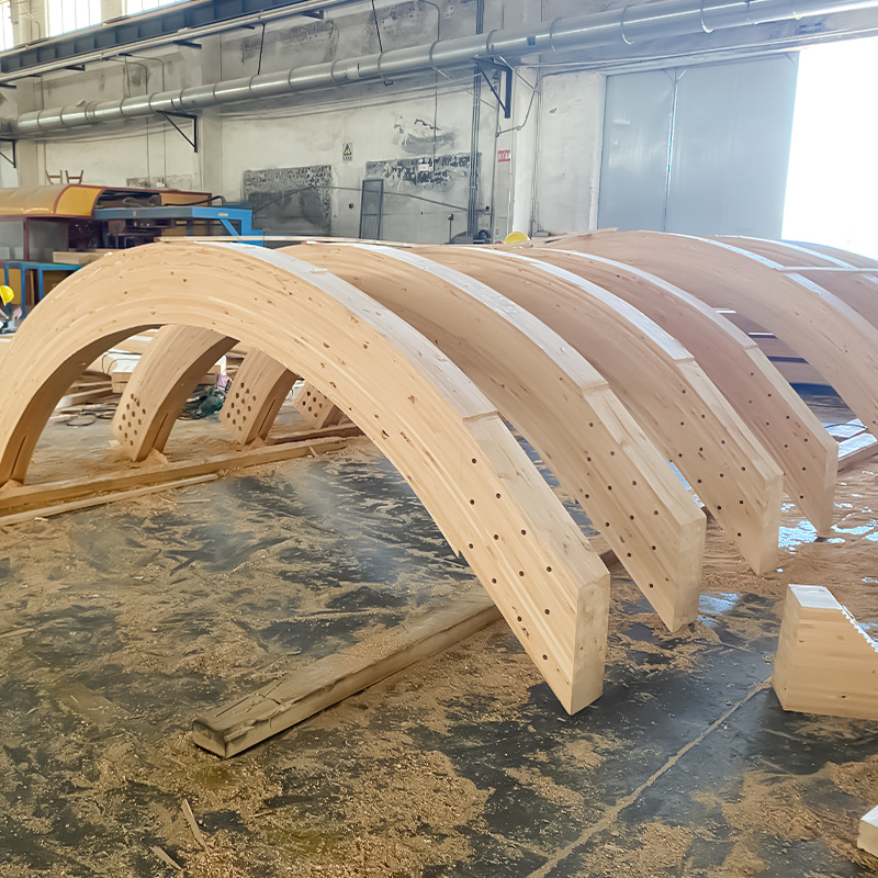 ডগলাস ফির বাঁকা Glulam