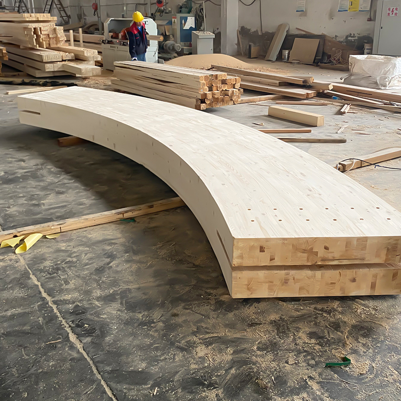 পাইন বাঁকা Glulam